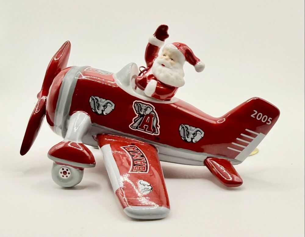 University of Alabama 2005 Victory Plane Christmas Ornament by Danbury Mint